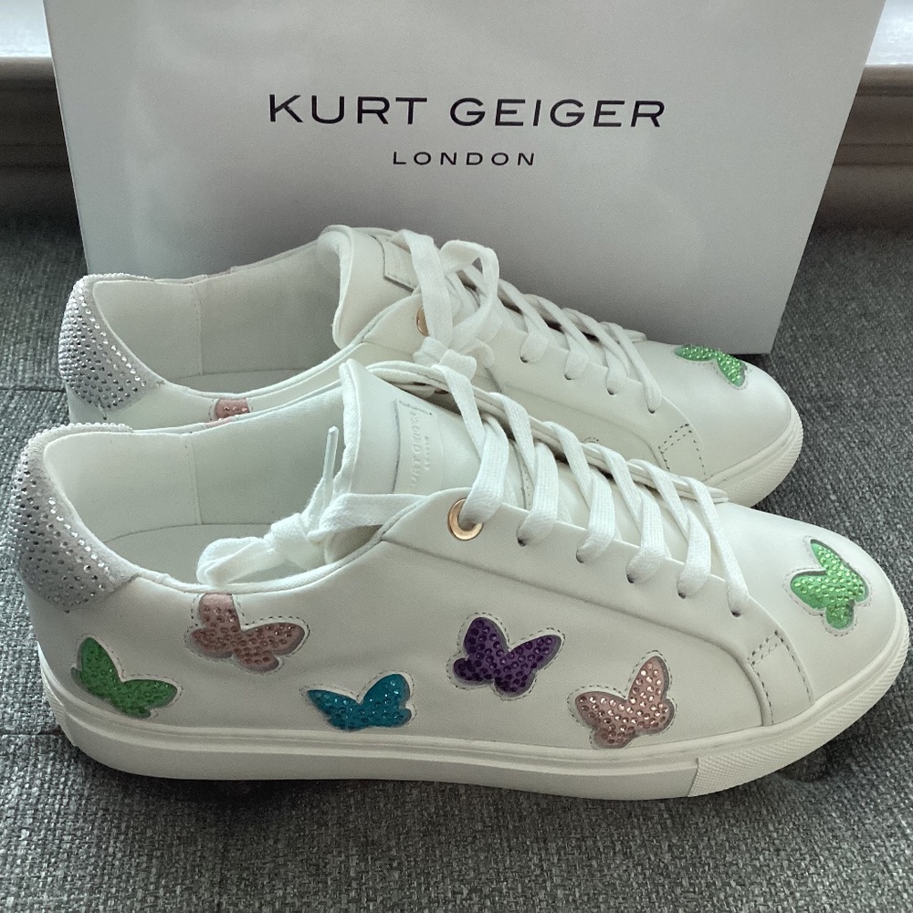 Kurt Geiger London Lane Butterfly Sneaker (Women) 9.5US / 40.5EU